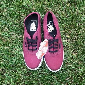 Burgundy Vans